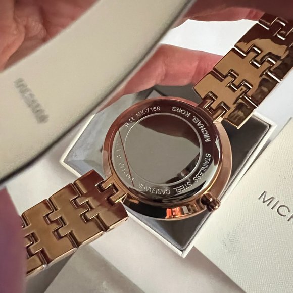 Michael Kors Women\'s Anabeth Three-Hand Rose Gold-Tone Alloy Watch MK7168 main image 5